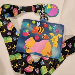 Loungefly Disney Winnie The Pooh Heffa-Dream Hunny Pot Lanyard ID Holder NEW